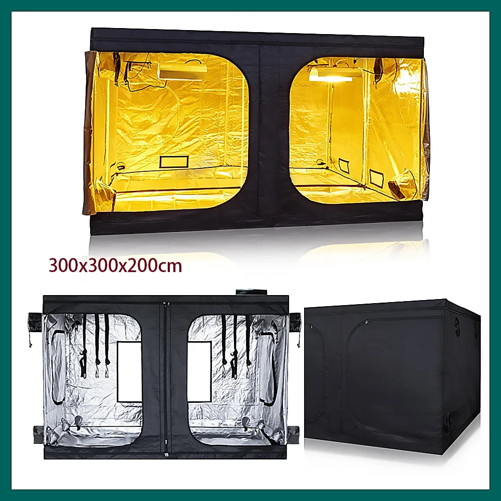 Grow Tent Growbox Hydroponics Growing System Led Grow Plant Lights Full Kits High PPFD 4Inch Duct Fans Activated Carbon Filter