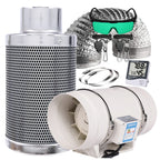 Grow Tent Growbox Hydroponics Growing System Led Grow Plant Lights Full Kits High PPFD 4Inch Duct Fans Activated Carbon Filter