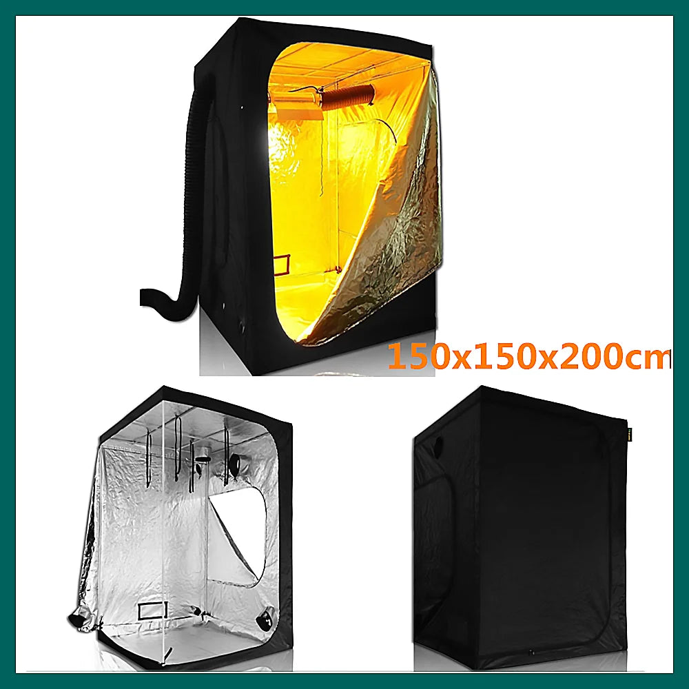 Grow Tent Growbox Hydroponics Growing System Led Grow Plant Lights Full Kits High PPFD 4Inch Duct Fans Activated Carbon Filter