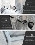 Grow Tent Growbox Hydroponics Growing System Led Grow Plant Lights Full Kits High PPFD 4Inch Duct Fans Activated Carbon Filter