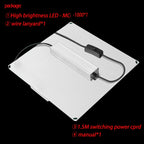 Grow Tent Growbox Hydroponics Growing System Led Grow Plant Lights Full Kits High PPFD 4Inch Duct Fans Activated Carbon Filter