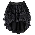 Sexy Satin Overbust Corset Top Lace Bowknot Decorated Clubwear Showgirl Body Shaper Plus Size