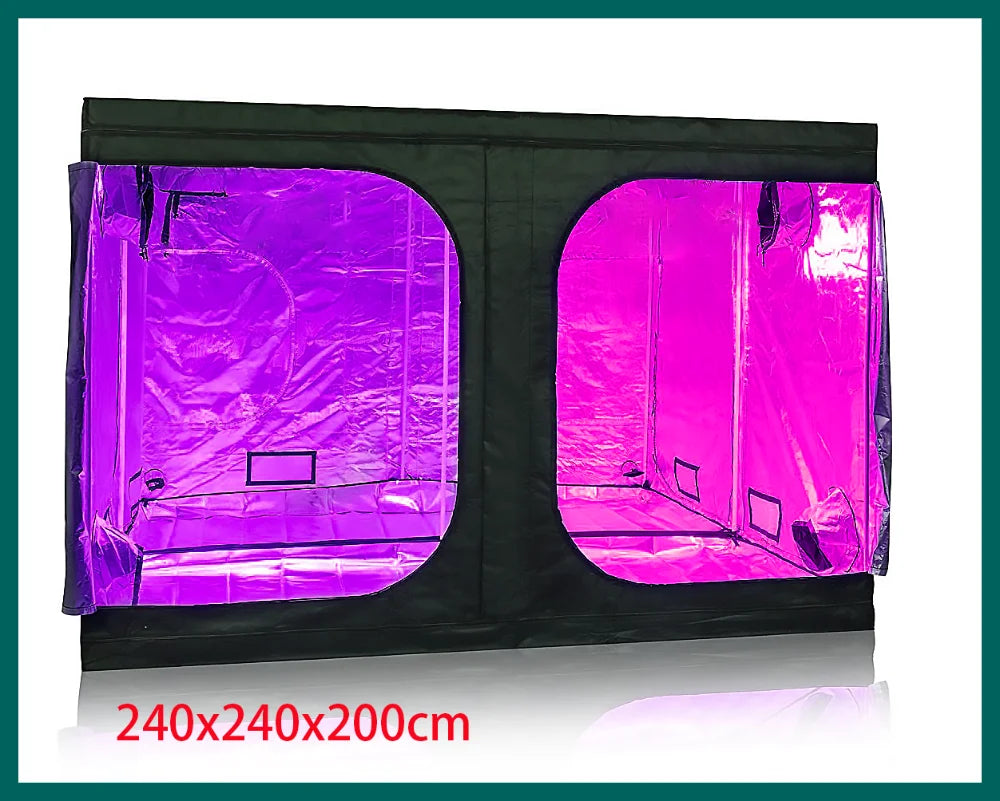 Grow Tent Growbox Hydroponics Growing System Led Grow Plant Lights Full Kits High PPFD 4Inch Duct Fans Activated Carbon Filter