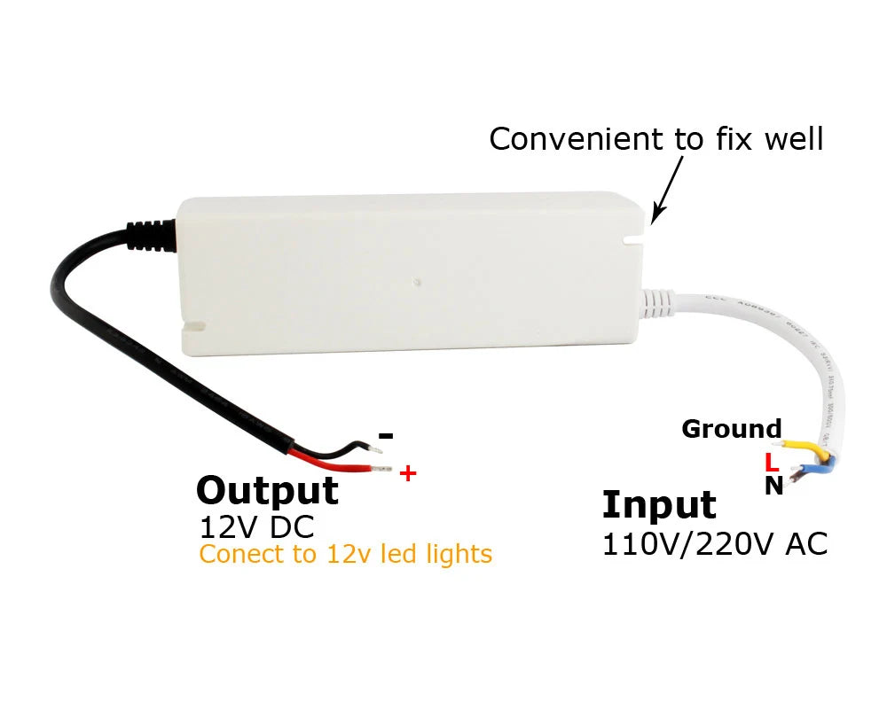 5V Power Supply 12V LED Driver 5 Volt Power Adapter 12 Volt 60W 72W 100W AC 110V 220V to DC 5V 12V 8A 20A LED Strip Transformer