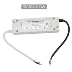 5V Power Supply 12V LED Driver 5 Volt Power Adapter 12 Volt 60W 72W 100W AC 110V 220V to DC 5V 12V 8A 20A LED Strip Transformer