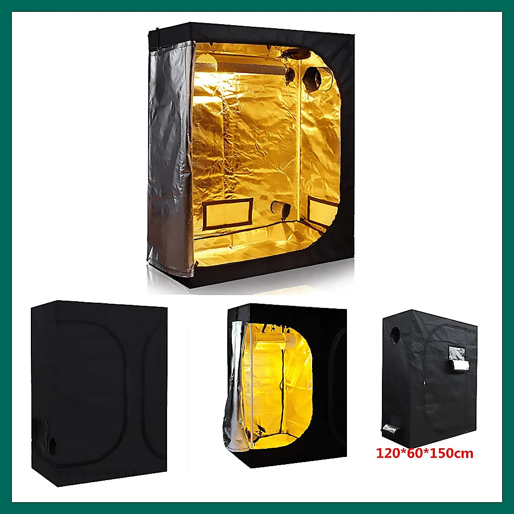 Grow Tent Growbox Hydroponics Growing System Led Grow Plant Lights Full Kits High PPFD 4Inch Duct Fans Activated Carbon Filter