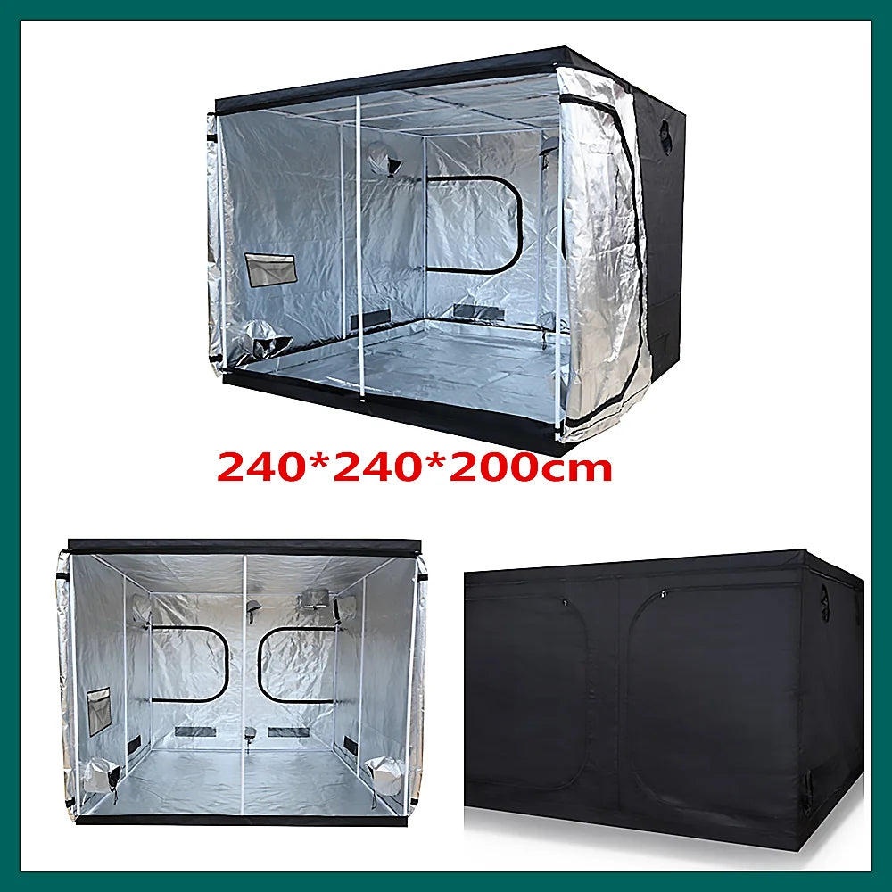 Grow Tent Growbox Hydroponics Growing System Led Grow Plant Lights Full Kits High PPFD 4Inch Duct Fans Activated Carbon Filter