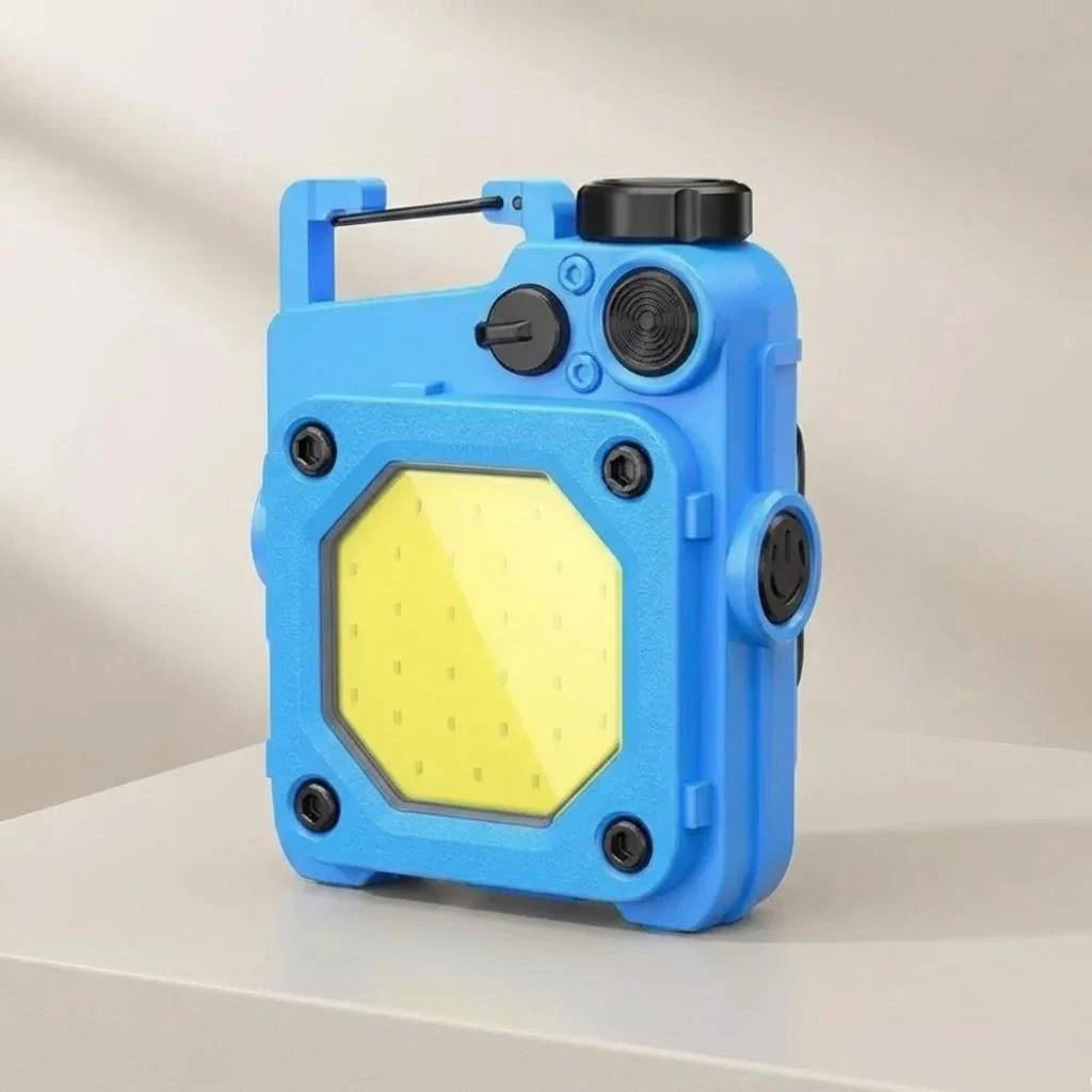 Portable Mini Keychain Flashlight USB Rechargeable Magnetic Work Light Waterproof Adjustable Lantern