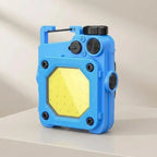 Portable Mini Keychain Flashlight USB Rechargeable Magnetic Work Light Waterproof Adjustable Lantern