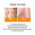 HOYGI Orange Exfoliating Gel Gentle Cleansing Dead Spot Remover Reduce Blackheads Smooth Brightening for All Skin Types Care