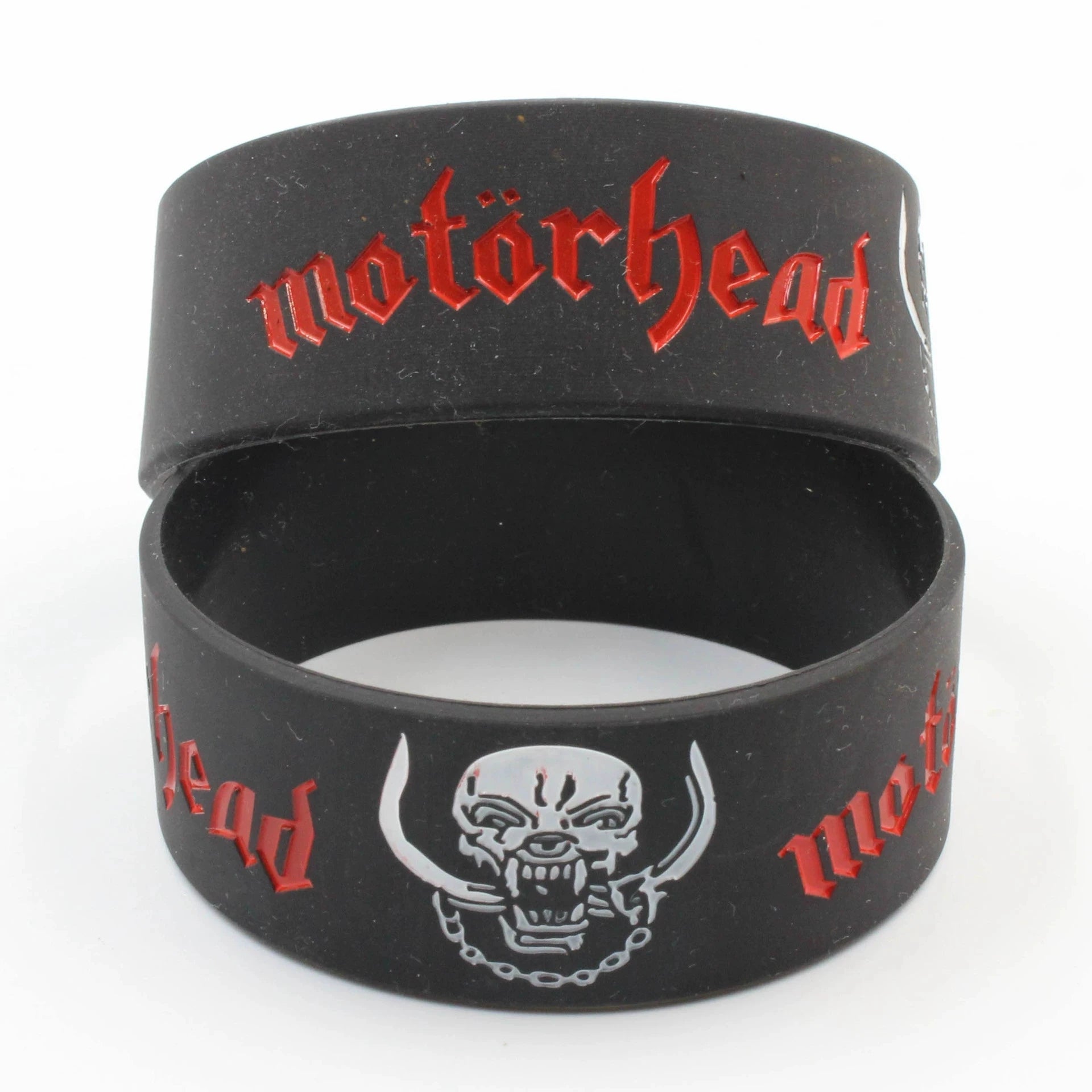 New 1PC MOTORHEAD Silicone Letter Bracelet Men Wide Rock Music Band Rubber Bracelets & Bangles Women Jewelry Gifts SH375