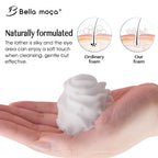 Bella moça 2pcs Lash Foam Mousse Cleansing Shampoo for Eyelash Extension 100ML Cream Mousse Makeup False Lashes Clean