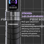 POSEIDON Tattoo Kit V5 High Quality Tattoo Pen Kit For Permanent Makeup Tattoo Machine Kit Wireless Power Supply Tattoo Gun Kit