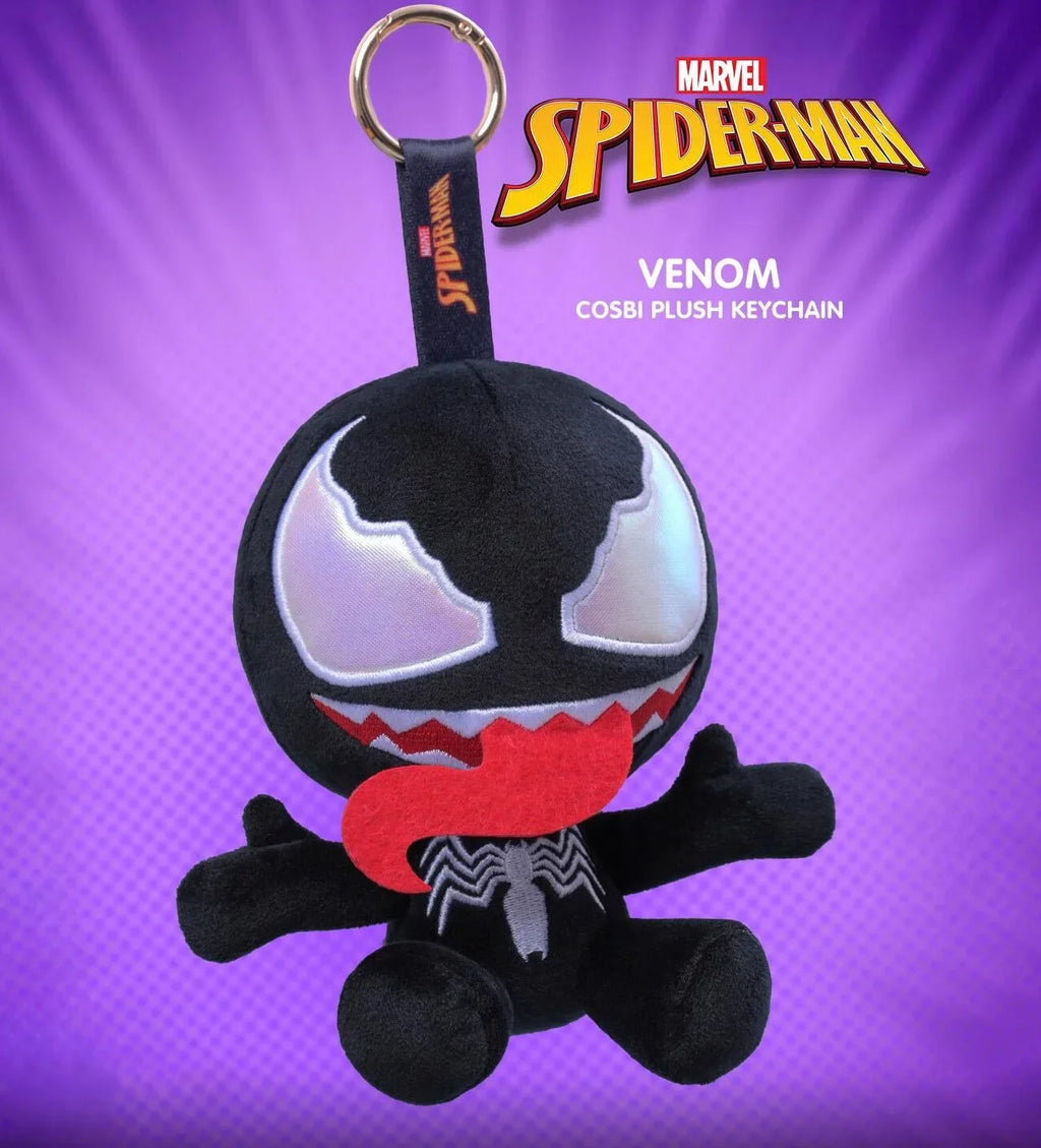 2025 New Original Hot toys Marvel Spider Man Cosbi Blind Box Plush Bag Pendant Kawaii Spider Man Surprise Box Birthday Gift