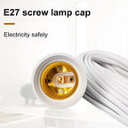 Lamp Bases Universal With Switch Led Bulb Socket Adapter E27 Screw Lamp Holder Accessories Tools Two Plugs Suspension
