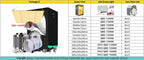 Grow Tent Growbox Hydroponics Growing System Led Grow Plant Lights Full Kits High PPFD 4Inch Duct Fans Activated Carbon Filter
