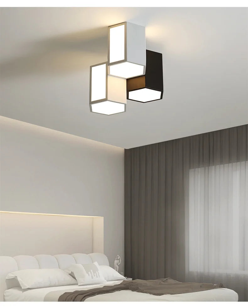 Ultrathin Triangle Ceiling Lights lamps for living room bedroom lustres de sala home Dec LED Chandelier ceiling