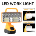 Portable Utility lights 4200LM LED Work Light Compatible with Dewalt 20V Max Lithium-ion Battery, Flashlight with USB Port