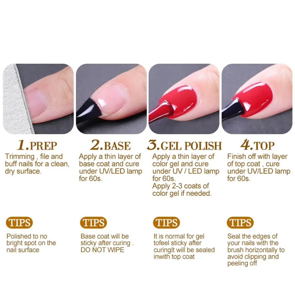 Clou Beaute 2pcs Translucent Pink Ruby Red Color Nail Gel Semi-Permanent Varnish Jelly Gel Nail Varnish French Nail Art 15ml