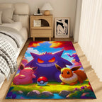 Fashion Entrance Mat Living Room P-Pokemon Rugs Decoration G-gengar Washable Non-slip Kitchen Rug Floor Mats Doormat Front Door