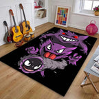 Next Day Shipping P-Pokemon Gengar Carpet Rug for Living Rooms Bedroom Bedside Floor Mat Area Rug Home Decor Gifts Potdemiel
