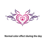 Charm chest, female lower abdomen, sexy temporary sticker, colored luminous waterproof and sweat proof charm tattoo sticker