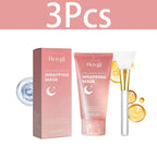 HOYGI Collagen Peel Off Facial Mask Set Night Wrapping Mask Deeply Hydrates Mask Face Anti Wrinkle Lifting Skin Care Masks