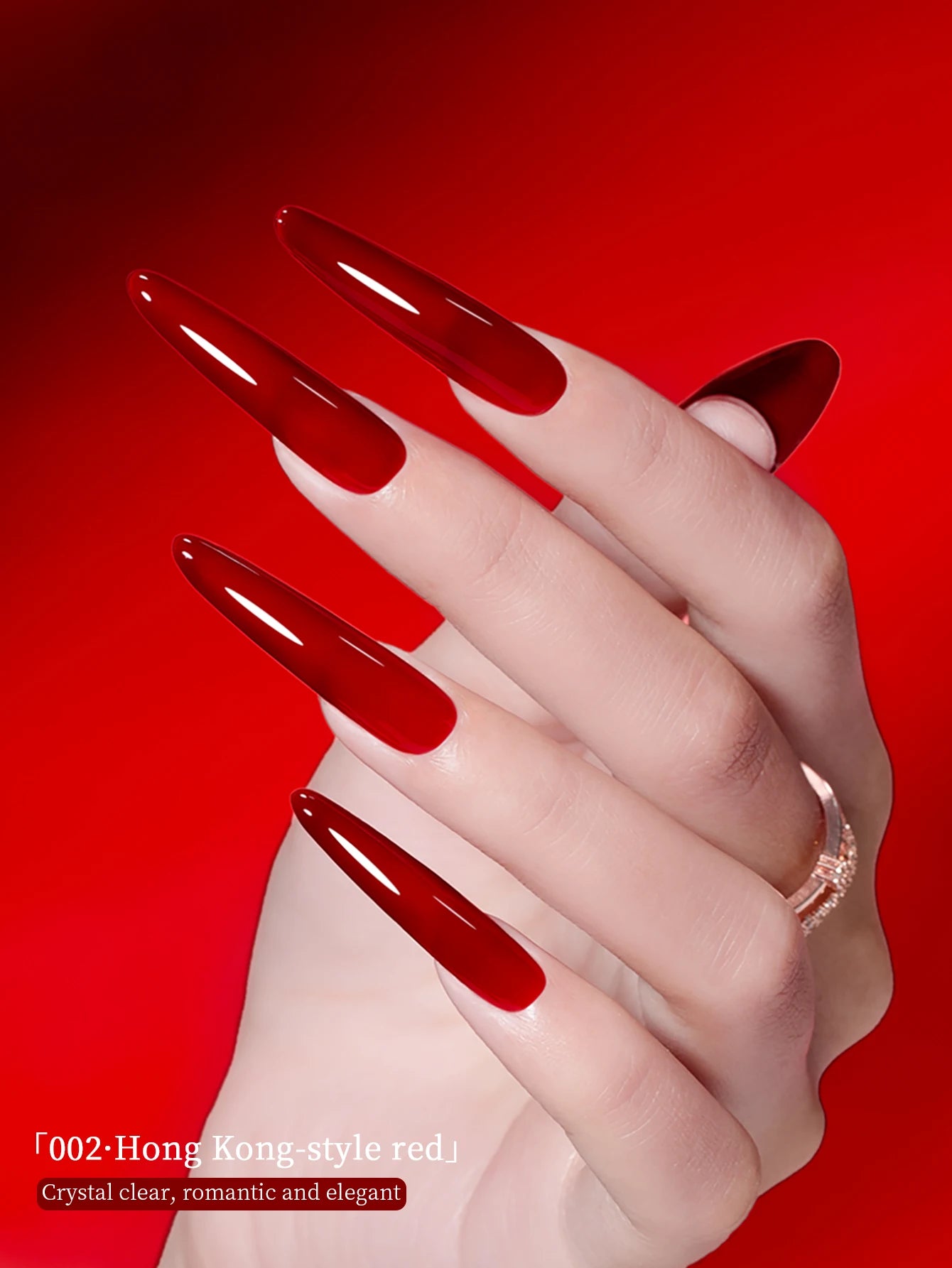 RS 10g ANCORA Red Series Gel Nail Polish Autumn Winter Dark Red Nail Art Varnish Soak Off UV LED Gel for Home Salon NailSupplies