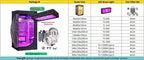 Grow Tent Growbox Hydroponics Growing System Led Grow Plant Lights Full Kits High PPFD 4Inch Duct Fans Activated Carbon Filter