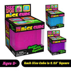 Schylling Needoh Nice Cube Sensory Fidget Cube Stress Relief Anxiety Sensory Tool for Focus ADHD & Calming Toy