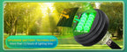 Solar Pathway Lights Outdoor Vibrant LED Mushroom Garden Stake Lighting for Walkways Lawns Driveways Landscapes Decorative