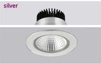Dimmable Embedded LED Downlights 5W7W/9W12W15W/18W20W COB Ceiling Lights Spotlights Angle Adjustable AC90-260V CRI90 For Home
