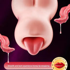 Male Soft Realistic Vagina Sexy Pocket Pussy SexToys For Men Oral Masturbator Stick Deep Throat Artificial Masturbation SexToys