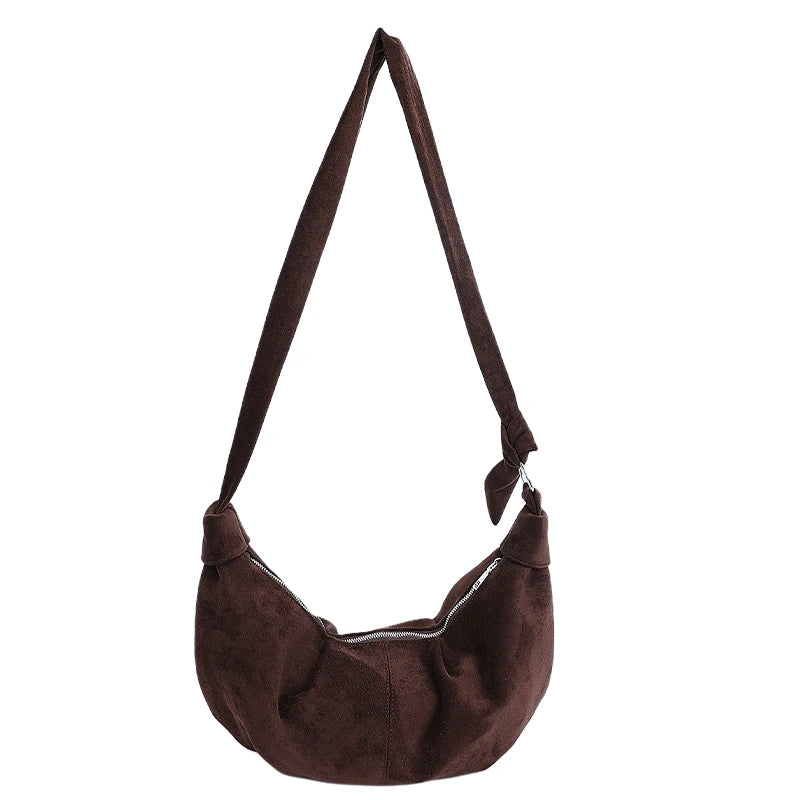 LEFTSIDE Women PU Leather Crossbody Bag 2025 Winter Retro Trend Female Shoulder Bag Luxury Designer Handbags and Purses