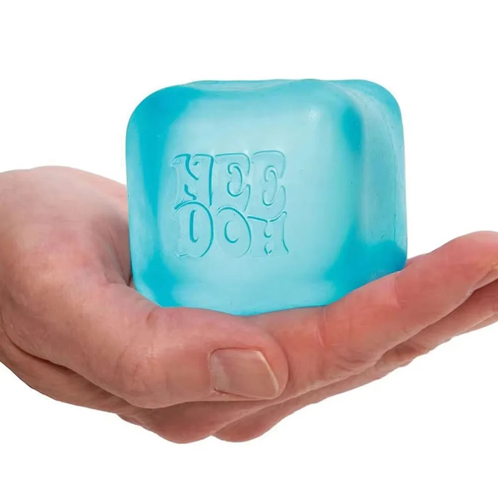 Schylling Needoh Nice Cube Sensory Fidget Cube Stress Relief Anxiety Sensory Tool for Focus ADHD & Calming Toy