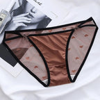 Women's Thong Delicate and Soft Lace Sexy Panties Charming New Mesh Lace-up Bow Briefs Low Waist Panties