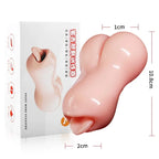 Male Soft Realistic Vagina Sexy Pocket Pussy SexToys For Men Oral Masturbator Stick Deep Throat Artificial Masturbation SexToys