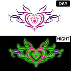 Charm chest, female lower abdomen, sexy temporary sticker, colored luminous waterproof and sweat proof charm tattoo sticker