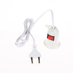 ♥EU Plug E27 Plug With Switch & Long Cable 3/5 Meters- Lamp Holder Power Cord For DIY Lighting & Electrical Appliances