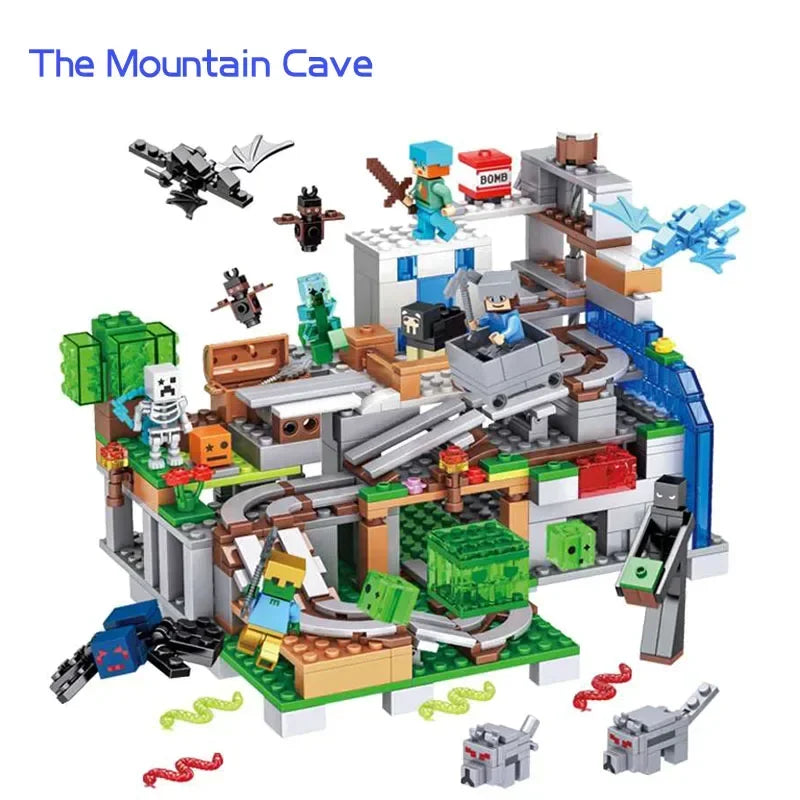 Cretive DIY Game The Farm Cottage Village House Building Blocks Compatible Bricks Toys Birthday Gift