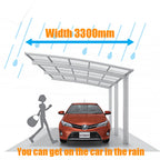 Polycarbonate awning canopy Aluminum frame Carport Carports Car Garage Shelter Canopy Aluminum Carport Polycarbonate Roofing