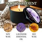 Massage Candle - Essential Oil- Lavender, 2oz/56.7g Melts into Warm Massage Oil - Massage Oil Candle, Pour Spout