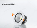 Dimmable Embedded LED Downlights 5W7W/9W12W15W/18W20W COB Ceiling Lights Spotlights Angle Adjustable AC90-260V CRI90 For Home