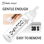 Bella moça 2pcs Lash Foam Mousse Cleansing Shampoo for Eyelash Extension 100ML Cream Mousse Makeup False Lashes Clean