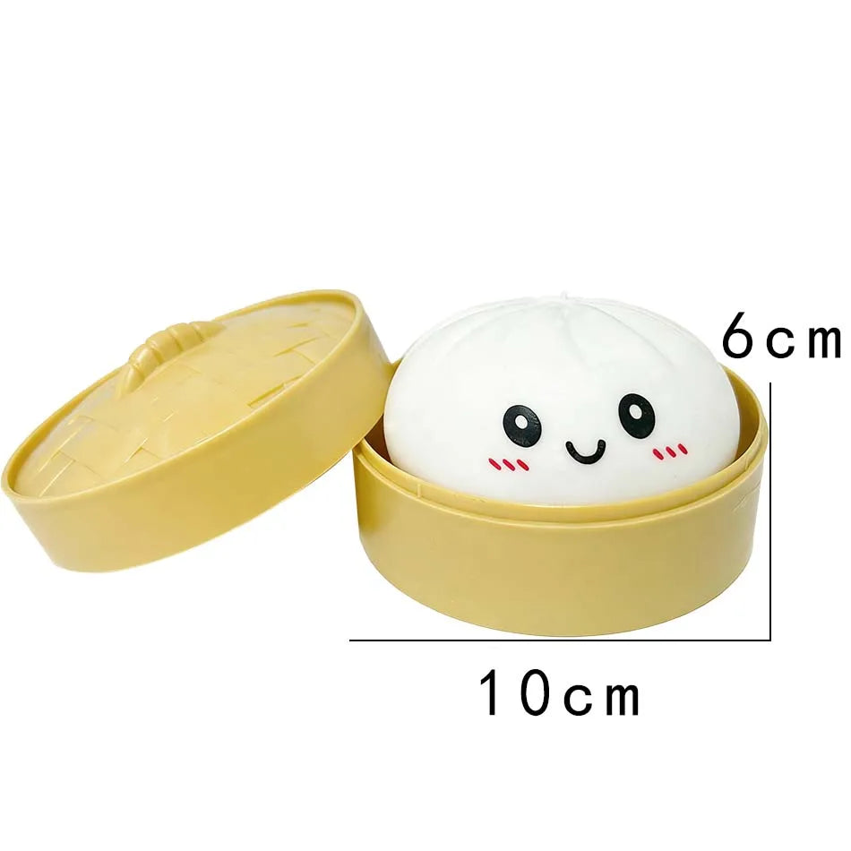 Simulation Flash Dumpling Pressure Ball Slow Rebound Soft Pinch Decompression Office Home Decorat  Adults Birthday Gifts