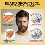 High Quality Fast Beard Growth Serum For Men Promote Beard Regrowth Thicker Longer Fuller Anti Hair Loss Essential Oil Hair Care