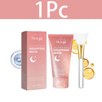 HOYGI Collagen Peel Off Facial Mask Set Night Wrapping Mask Deeply Hydrates Mask Face Anti Wrinkle Lifting Skin Care Masks