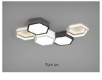 Ultrathin Triangle Ceiling Lights lamps for living room bedroom lustres de sala home Dec LED Chandelier ceiling