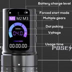 POSEIDON Tattoo Kit V5 High Quality Tattoo Pen Kit For Permanent Makeup Tattoo Machine Kit Wireless Power Supply Tattoo Gun Kit