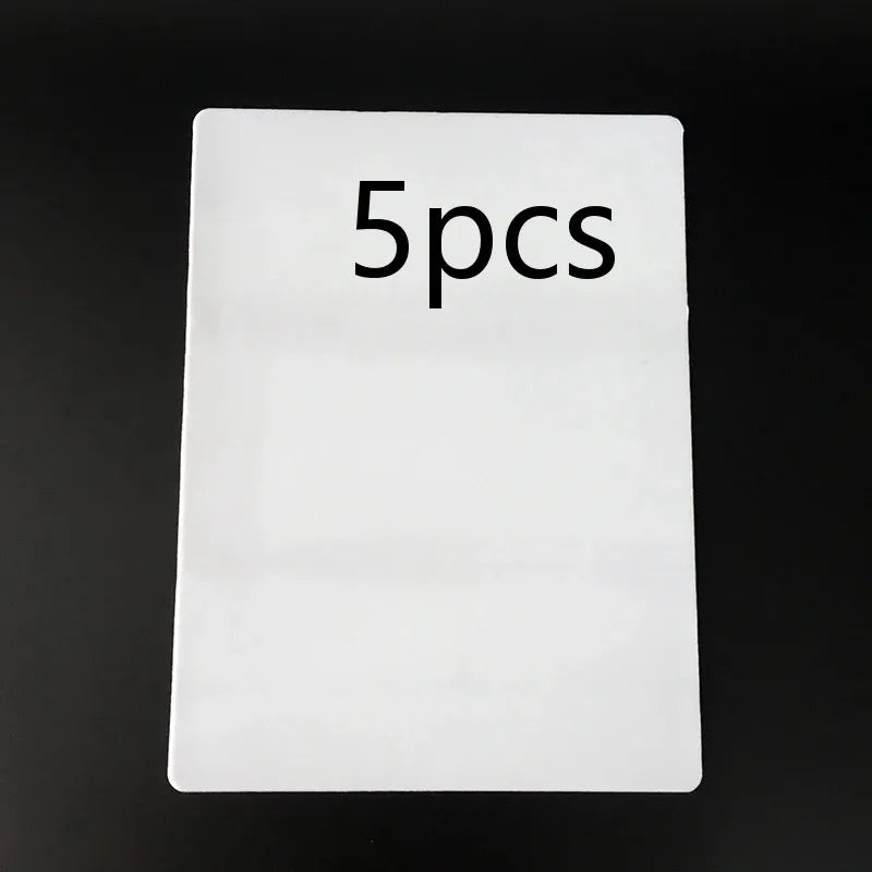 5/50pcs Silicone Tattoo Practice Skin - Double-Sided Fake Leather Sheets for Microblading, Permanent Makeup & Tattoo Training